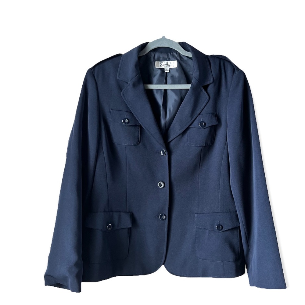 Emily… Navy Blazer size 16